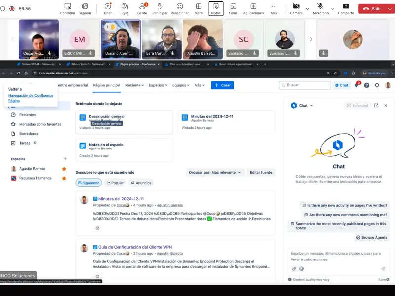 INCO Mexico, webinar de Atlassian y Rovo, Comunidad Atlassian, Atlassian Inteligence